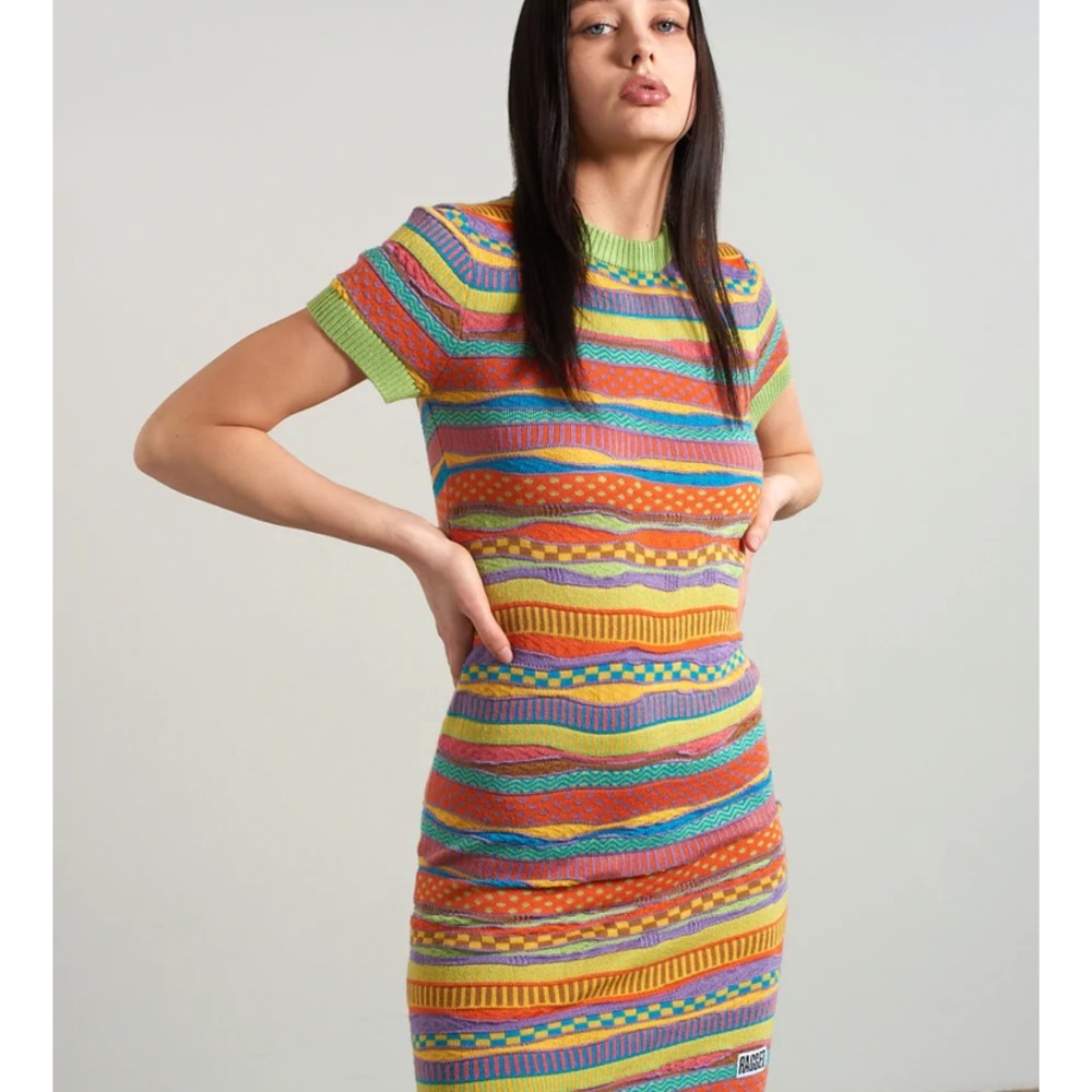 NWT Ragged Priest Peace Mini Dress